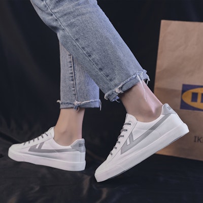 워리어 로우탑 '화이트 그레이' (Warrior Lowtop 'White Grey') WXY-B092MJ01 Sizing 워리어 로우탑 '화이트 그레이' (Warrior Lowtop 'White Grey') WXY-B092MJ01