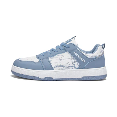 Warrior Low Top 'White Blue'