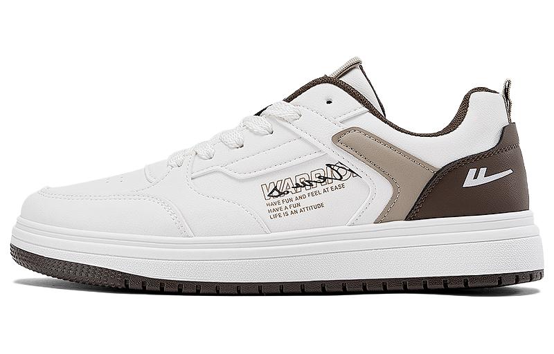 Warrior Low Top 'White Khaki Patchwork'