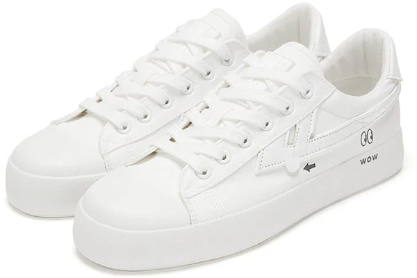 Warrior Low Top Canvas 'Rip and Joy - Putih' WXY-B479T Lookbook Warrior Low Top Canvas 'Rip and Joy - Putih' WXY-B479T