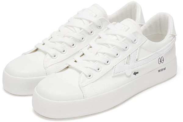 Warrior Low Top Canvas 'Rip and Joy - White' WXY-B479T Lookbook Warrior Low Top Canvas 'Rip and Joy - White' WXY-B479T
