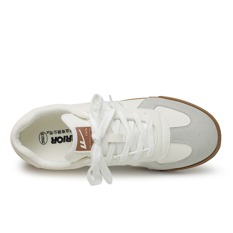 Shop Warrior Low Top Canvas 'White Grey' WXY-G260G01