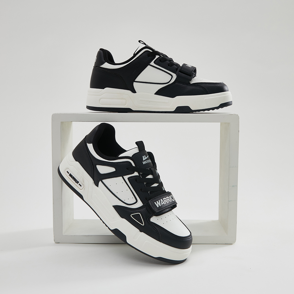 Warrior Low-Top Skate Shoes 'Beige Black' 圖 5