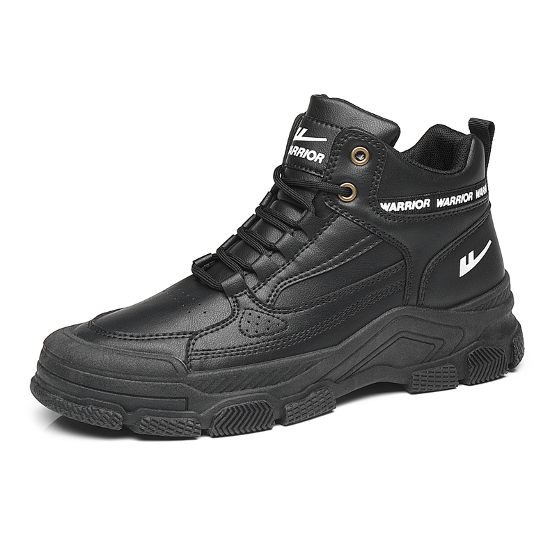 Order Warrior Martin Boot 'Black Leather' WXY(S)-1678N03