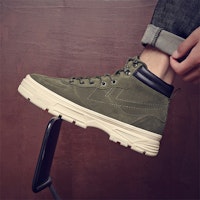 Warrior马丁靴“深绿色工装” WXY-E015T04 Sizing Warrior马丁靴“深绿色工装” WXY-E015T04