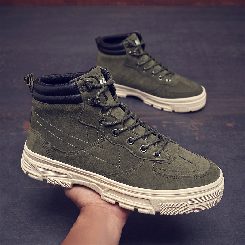 Cheap Warrior马丁靴“深绿色工装” WXY-E015T04