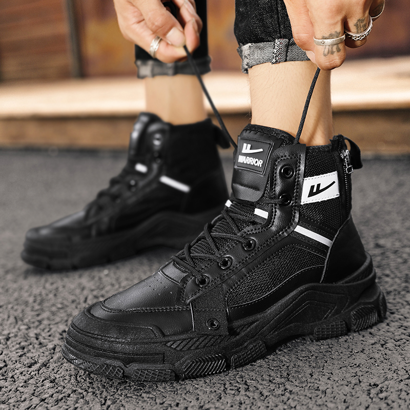 Warrior Martin Boot 'Fashion CMFT All-Match Black' 圖 11