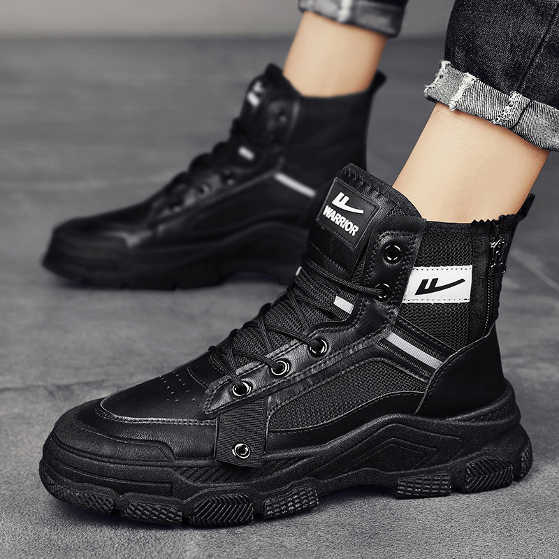 Warrior Martin Boot 'Fashion CMFT All-Match Black' 圖 12