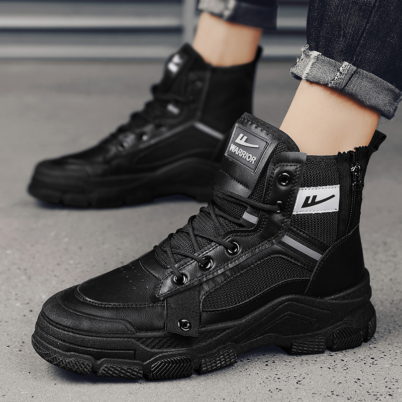 Warrior Martin Boot 'Fashion CMFT All-Match Black' 圖 6