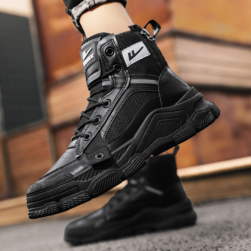 Warrior Martin Boot 'Fashion CMFT All-Match Black' 圖 9