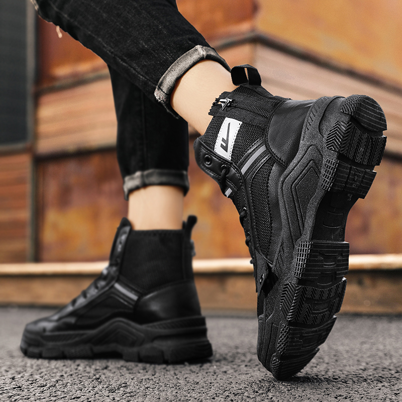 Warrior Martin Boot 'Fashion CMFT All-Match Black' 圖 10