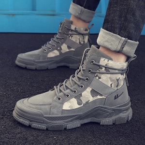 Boot Warrior Martin 'Abu-abu' WXY(S)-1796N02 3