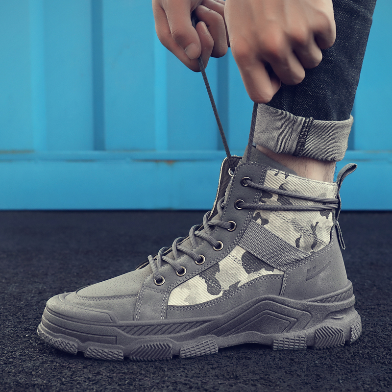 Shop Boot Warrior Martin 'Abu-abu' WXY(S)-1796N02