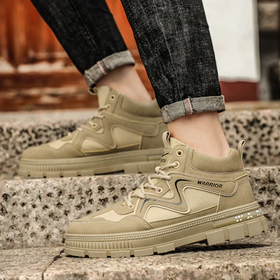 Warrior Sepatu Boot Martin 'Khaki' WXP(WZ)-121101 3