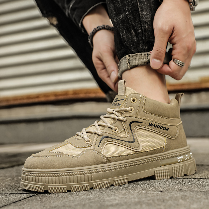 Cheap Warrior Sepatu Boot Martin 'Khaki' WXP(WZ)-121101