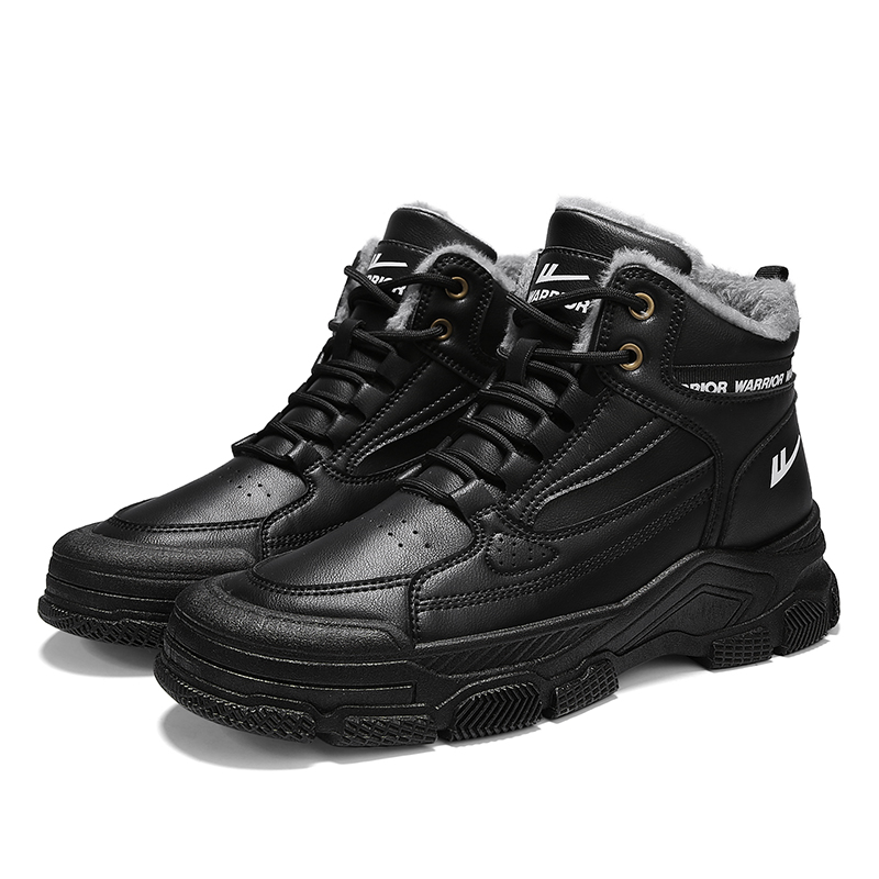 Lookbook Boots Warrior Martin 'Kulit Sintetis Patchwork' WBX-281N02