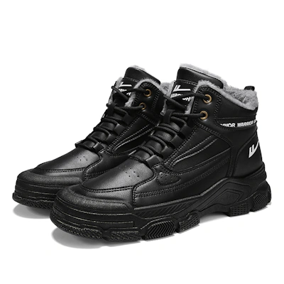 Warrior Martin Boot 'Synthetic Leather Patchwork'