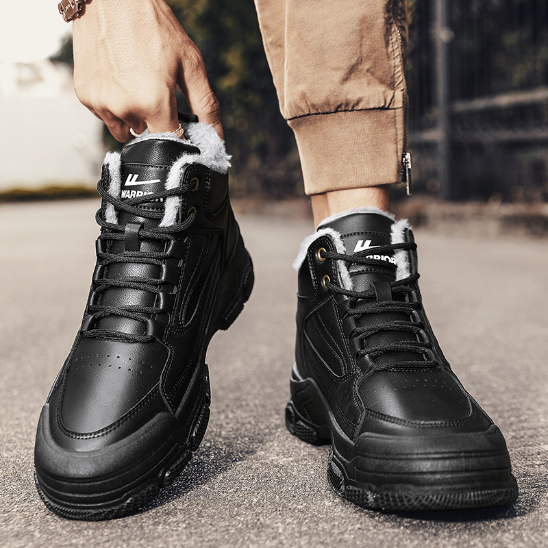 Shop Boots Warrior Martin 'Kulit Sintetis Patchwork' WBX-281N02