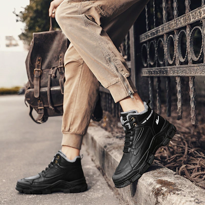 Warrior Martin Boot 'Synthetic Leather Patchwork'