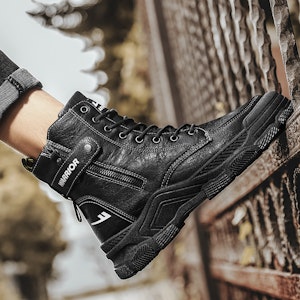 워리어 마틴 미드 부츠 (블랙) WXP(WZ)-076002 Lookbook 워리어 마틴 미드 부츠 (블랙) WXP(WZ)-076002