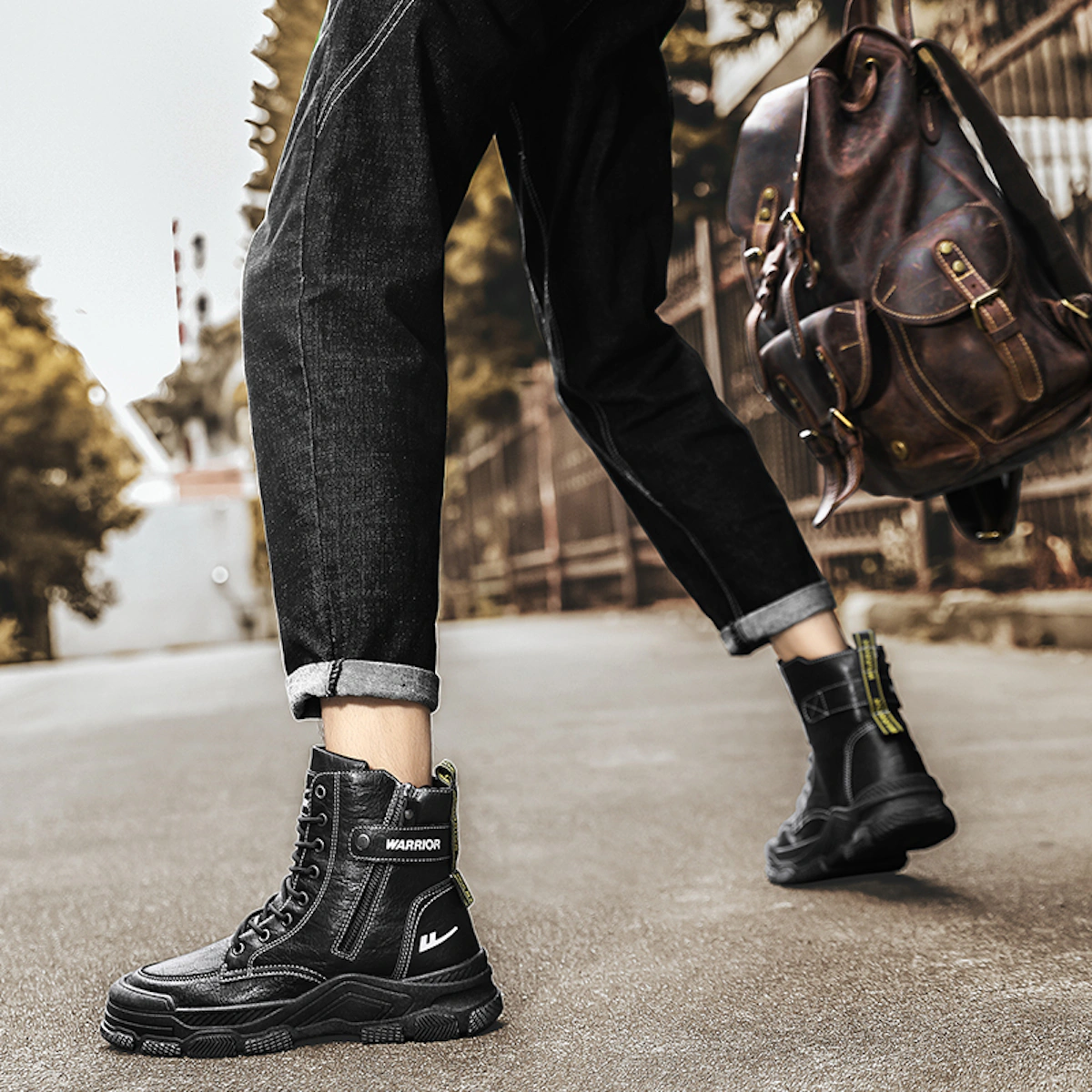 Warrior Martin Boot Mid 'Black'