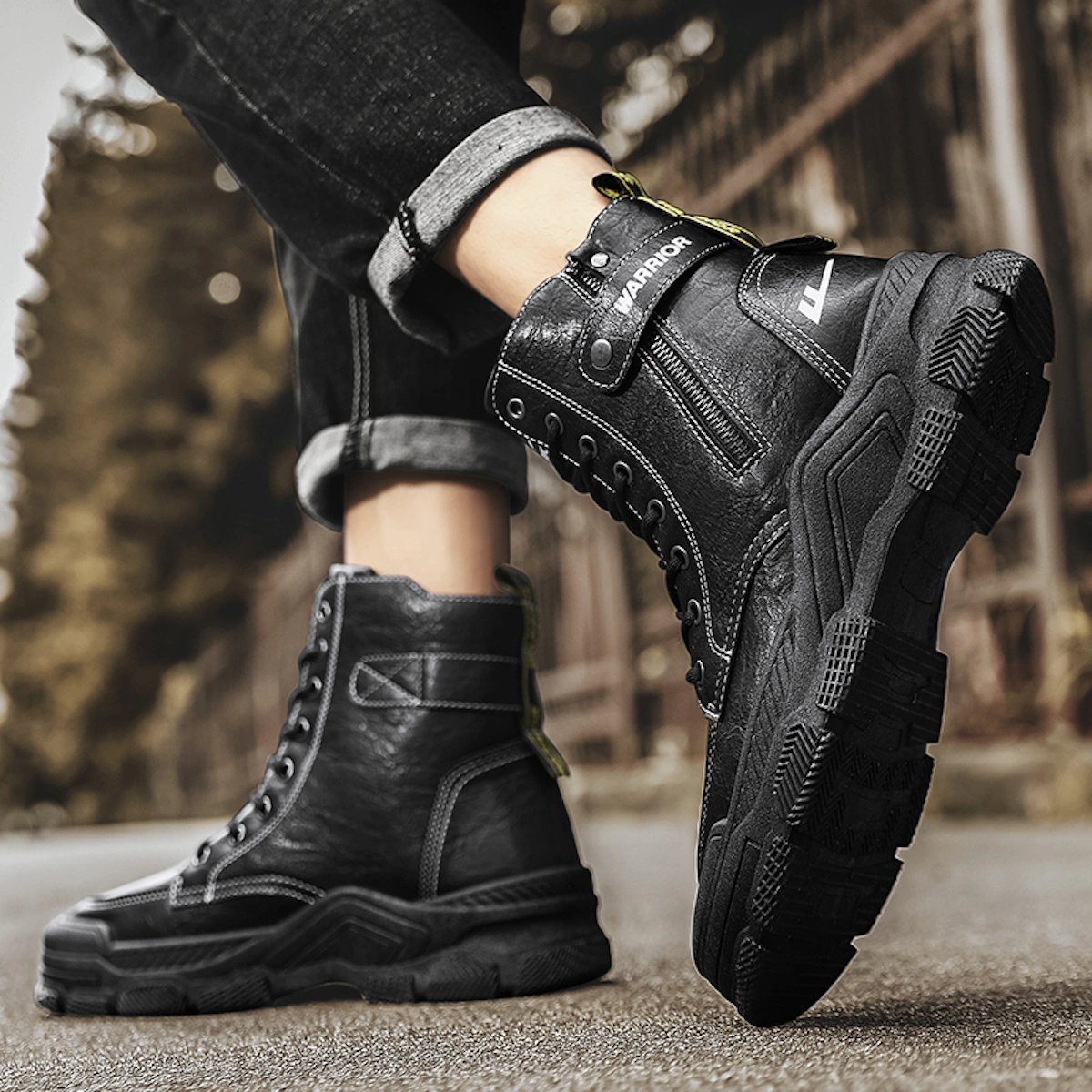 Warrior Martin Boot Mid 'Black'