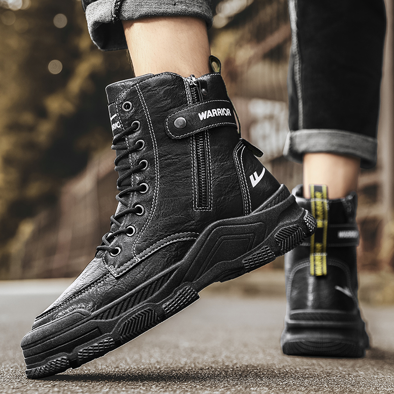 Sizing Warrior Martin Boot Mid 'Black' WXP(WZ)-076002