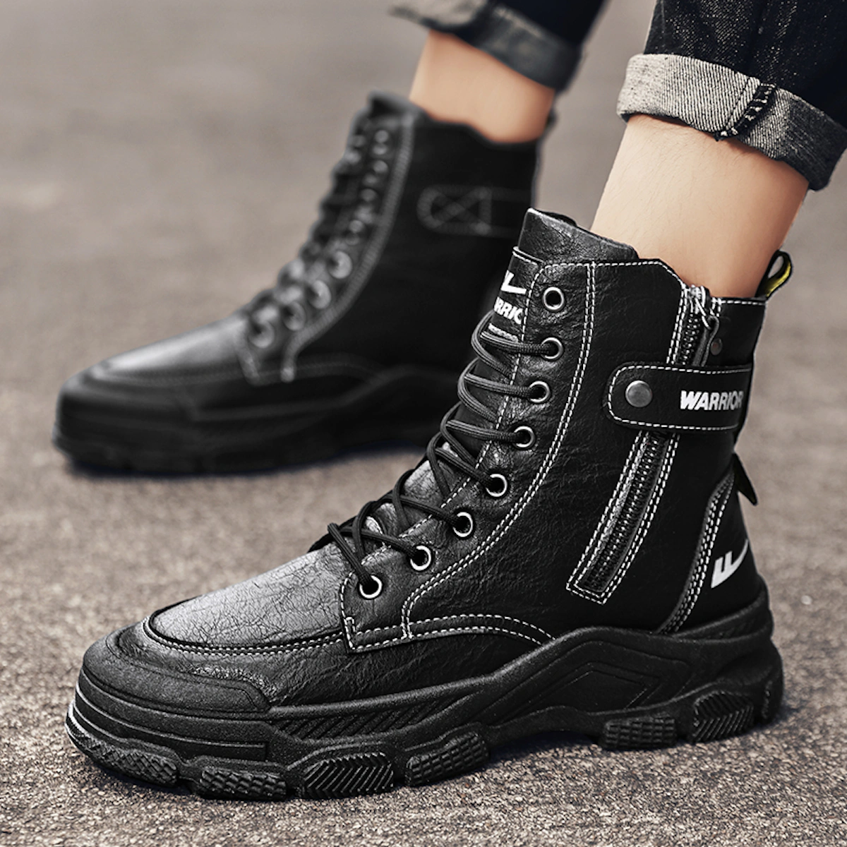Warrior Martin Boot Mid 'Black'