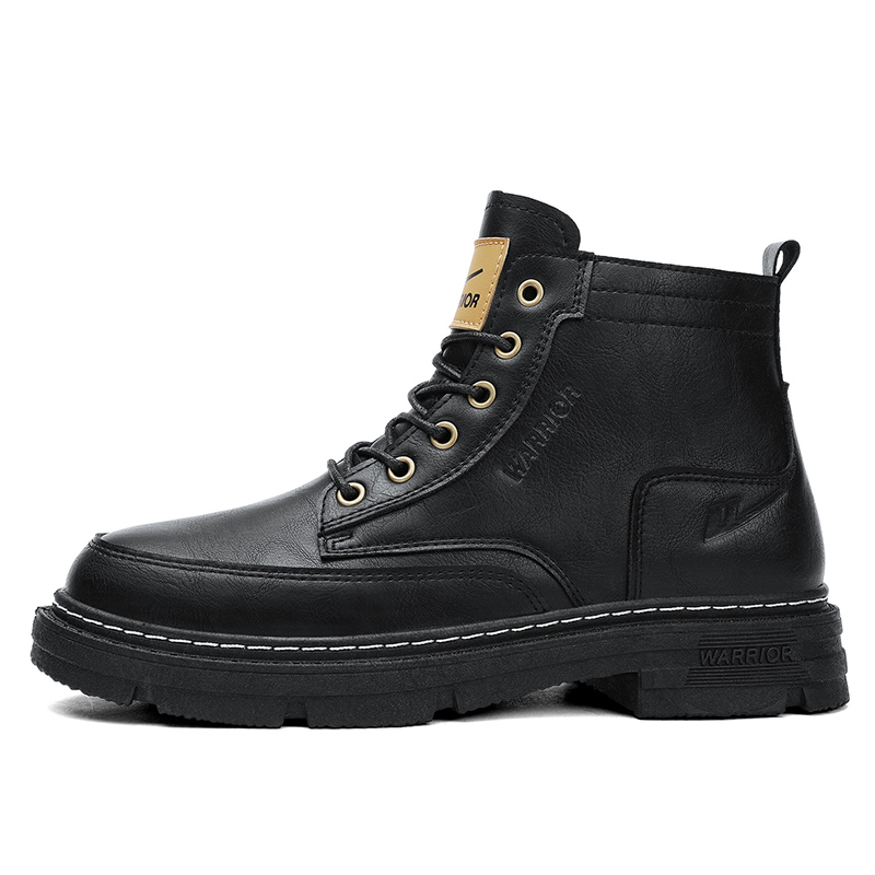 Warrior Martin Boots 'Black Business Casual Retro' WXP(WZ)-081503