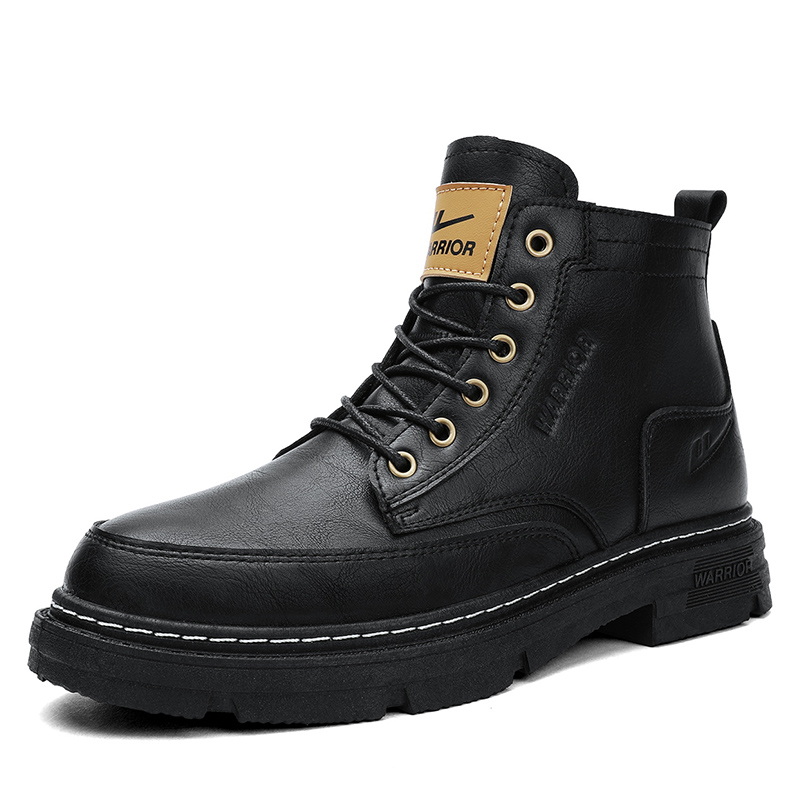 Warrior Martin Boots 'Black Business Casual Retro' 圖 2