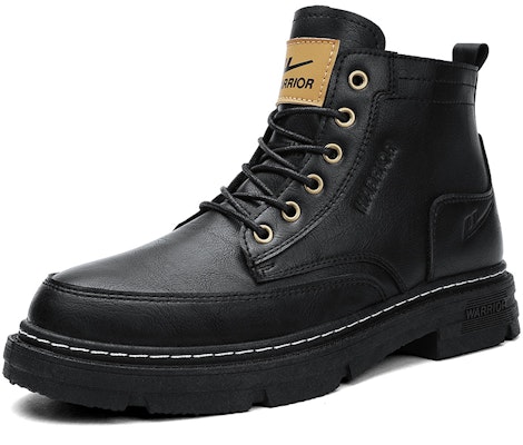 霸王牌回力 休閒商務 復古潮流 防滑耐磨 增高減震 中低筒 馬丁靴 男款 黑色 Order 霸王牌回力 休閒商務 復古潮流 防滑耐磨 增高減震 中低筒 馬丁靴 男款 黑色