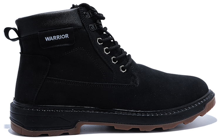 Order Warrior Martin Boots 'Black Fleece-lined' WBN-319501