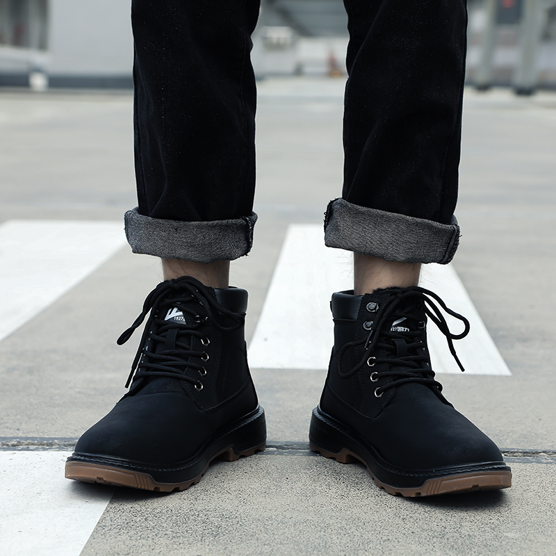 Purchase Warrior Martin Boots 'Black Fleece-lined' WBN-319501