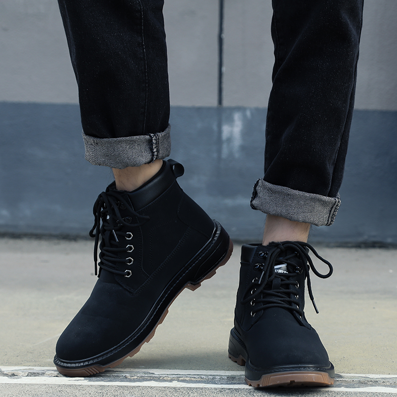Details for Warrior Martin Boots 'Black Fleece-lined' WBN-319501