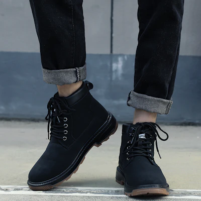 Warrior Martin Boots 'Black Fleece-lined' WBN-319501 Details for Warrior Martin Boots 'Black Fleece-lined' WBN-319501