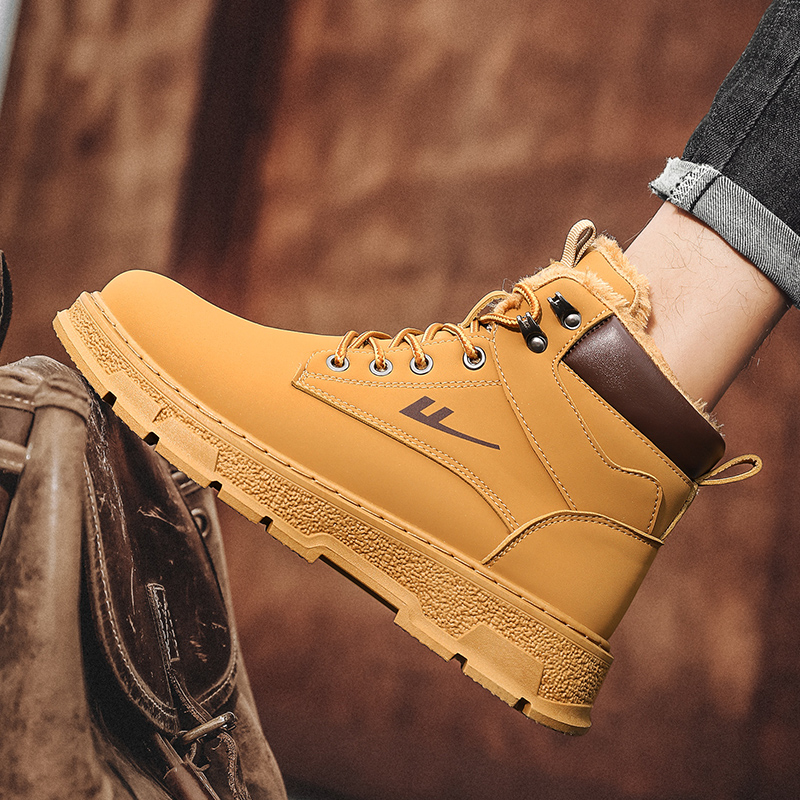 Warrior Martin Boots 'Brown Fleece-Lined Outdoor Retro' 圖 11