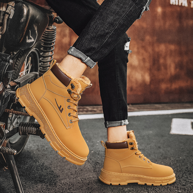 Warrior Martin Boots 'Brown Fleece-Lined Outdoor Retro' 圖 12