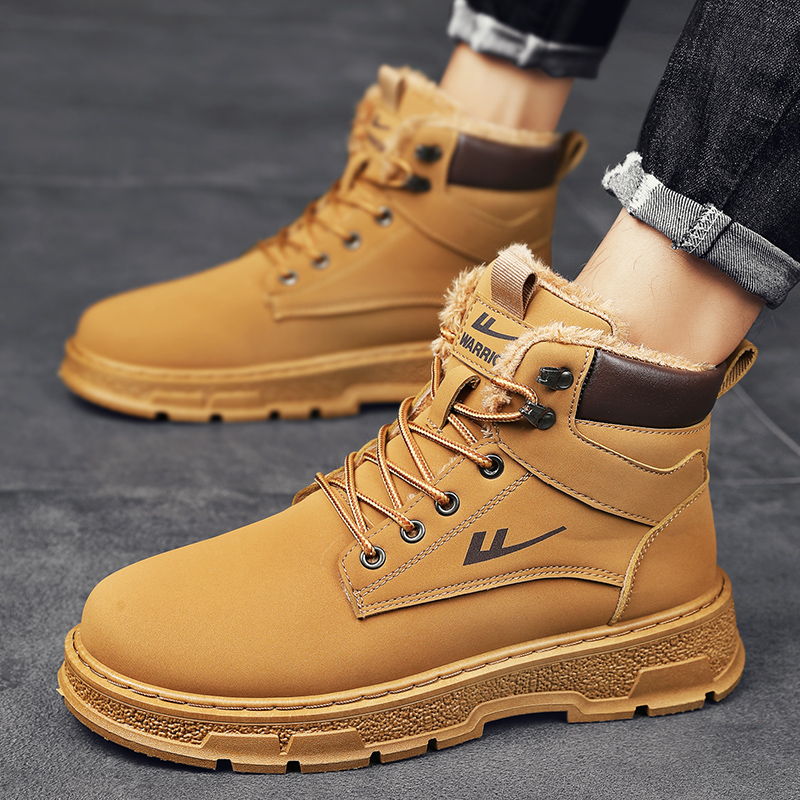 Warrior Martin Boots 'Brown Fleece-Lined Outdoor Retro' 圖 13