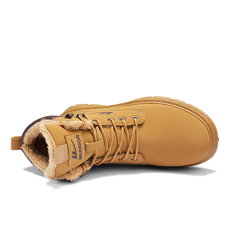 Warrior Martin Boots 'Brown Fleece-Lined Outdoor Retro' 圖 4