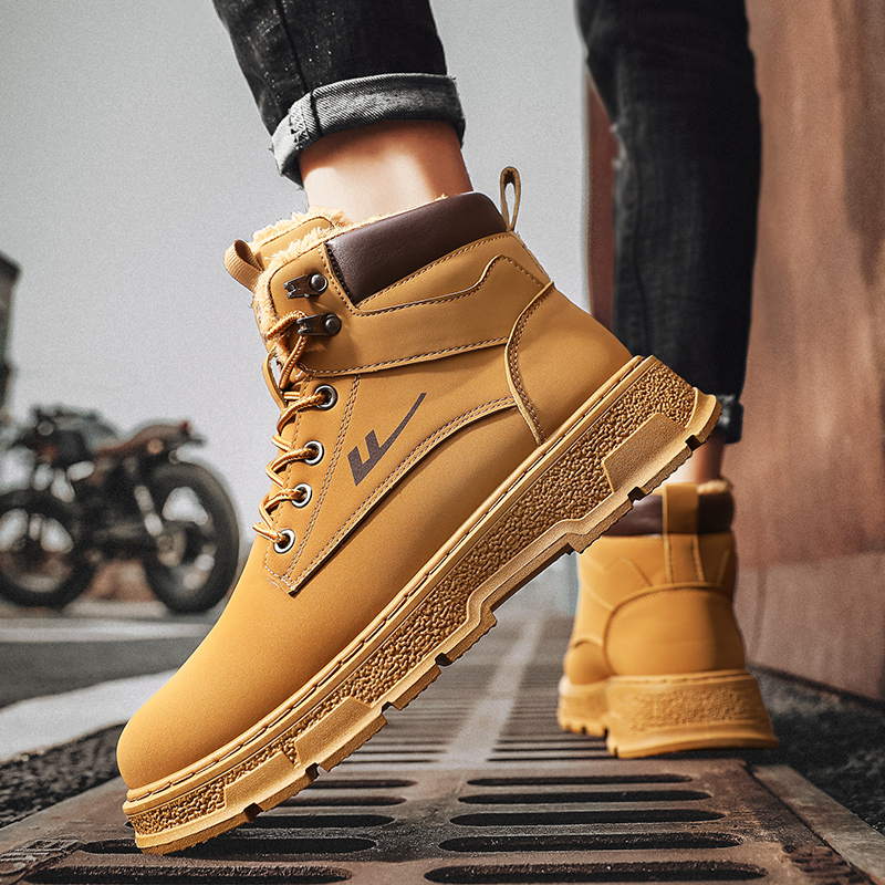 Warrior Martin Boots 'Brown Fleece-Lined Outdoor Retro' 圖 8