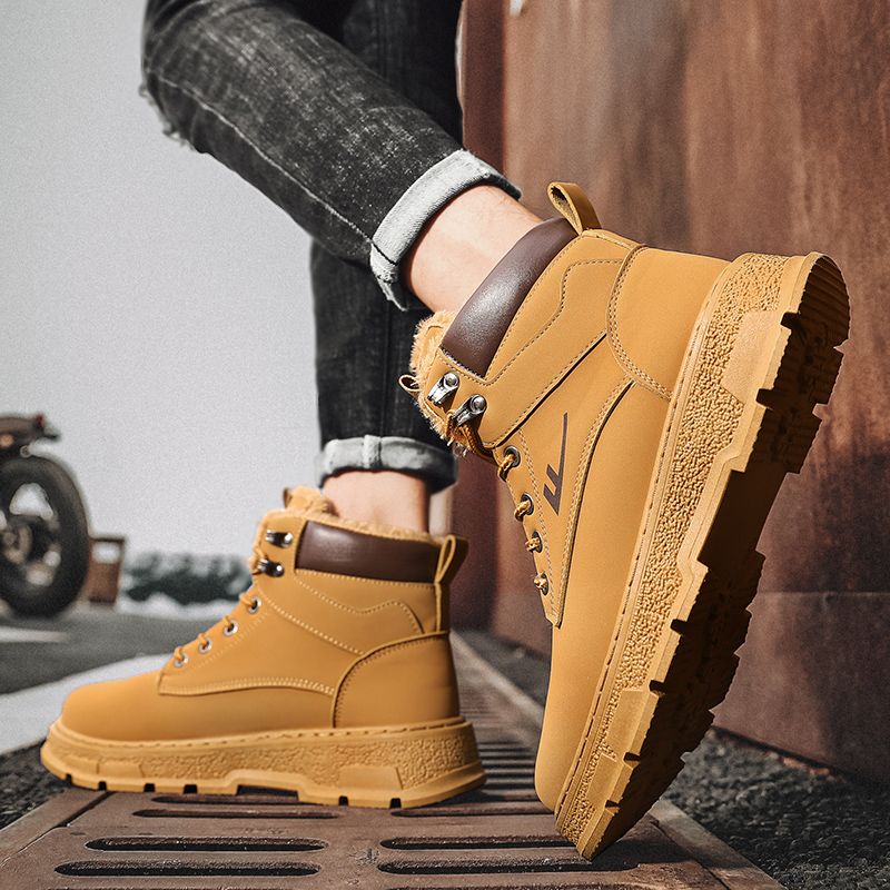 Warrior Martin Boots 'Brown Fleece-Lined Outdoor Retro' 圖 9