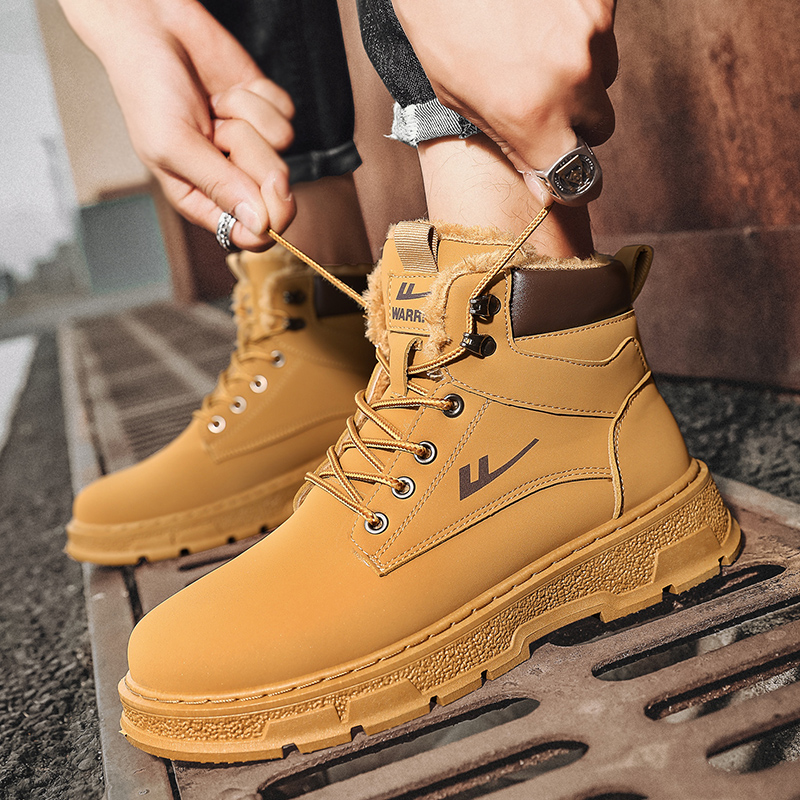 Warrior Martin Boots 'Brown Fleece-Lined Outdoor Retro' 圖 10