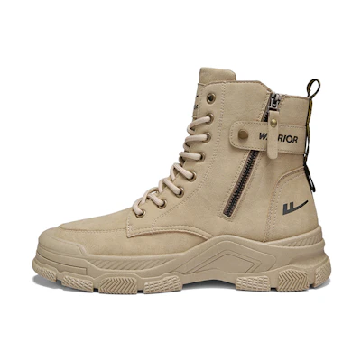 Warrior Martin Boots 'Brown Zip CMFT'