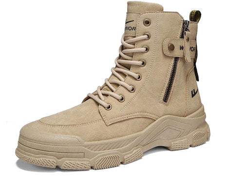 Warrior Martin Boots 'Brown Zip Comfort' WXP(WZ)-076001 Order Warrior Martin Boots 'Brown Zip Comfort' WXP(WZ)-076001
