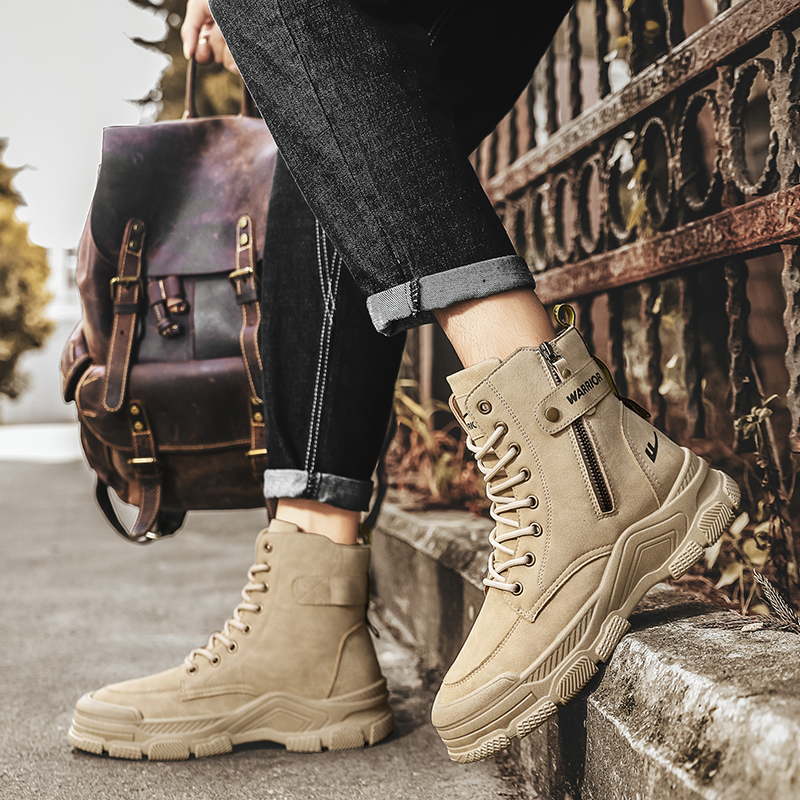 Cheap But Kasut Martin 'Warrior Zip Brown Comfort' WXP(WZ)-076001