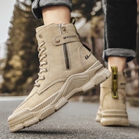 ウォリアー マーチンブーツ 快適ブラウンZip WXP(WZ)-076001 2