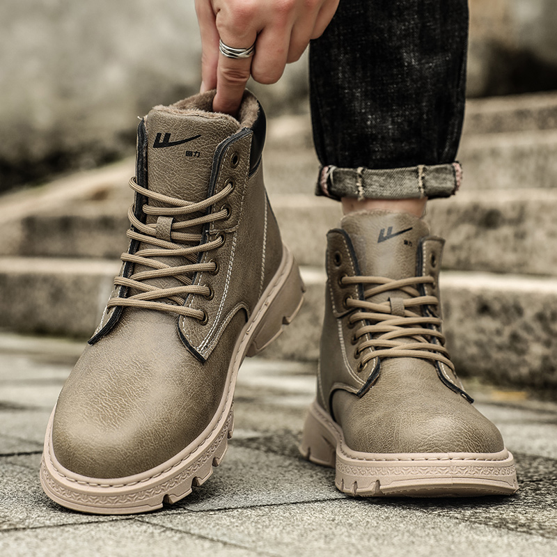 Sizing Warrior Martin Boots 'Khaki Retro Warmth' WXP(WZ)-046701M