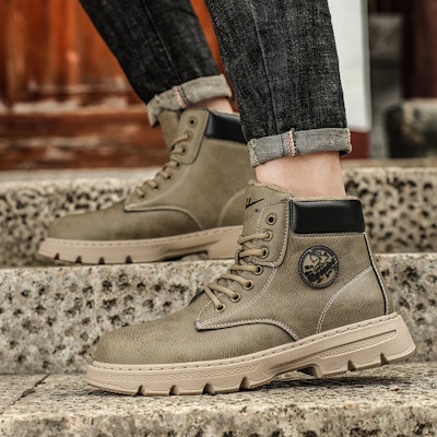 Warrior Martin Boots 'Khaki Retro Warmth' WXP(WZ)-046701M 2