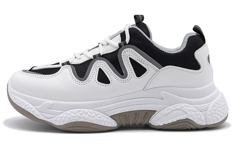 Warrior Mesh Breathable Dad Shoes 'White Black'