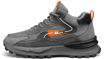 Warrior Mid-Top Sneaker 'Grey Black' WXY-G196N02 Warrior Mid-Top Sneaker 'Grey Black' WXY-G196N02